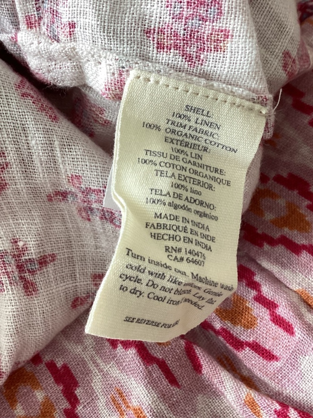 Faherty Gracie Linen Maxi Dress, size XL - Picture 15 of 16